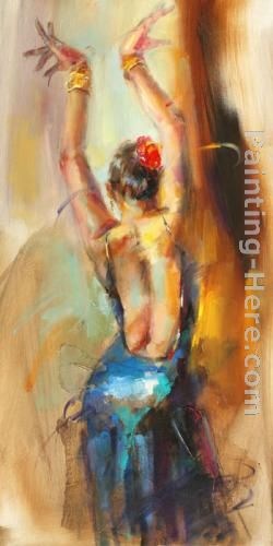 Anna Razumovskaya Blue Flamenco